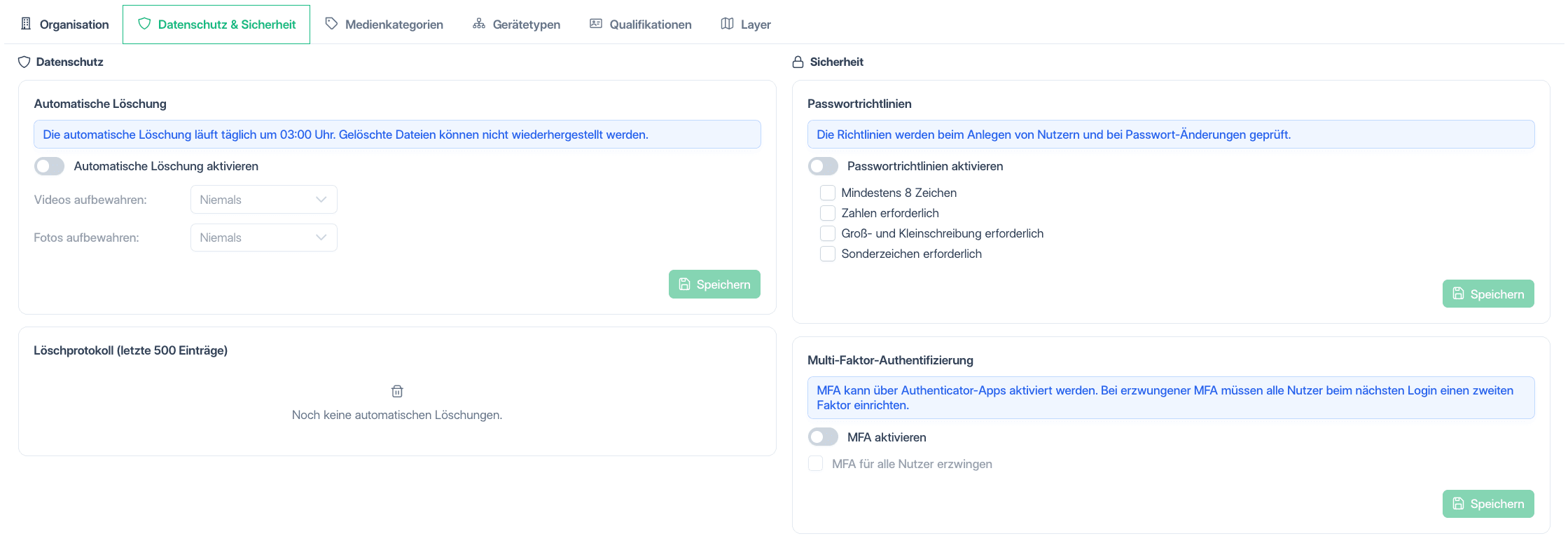 Datenschutz